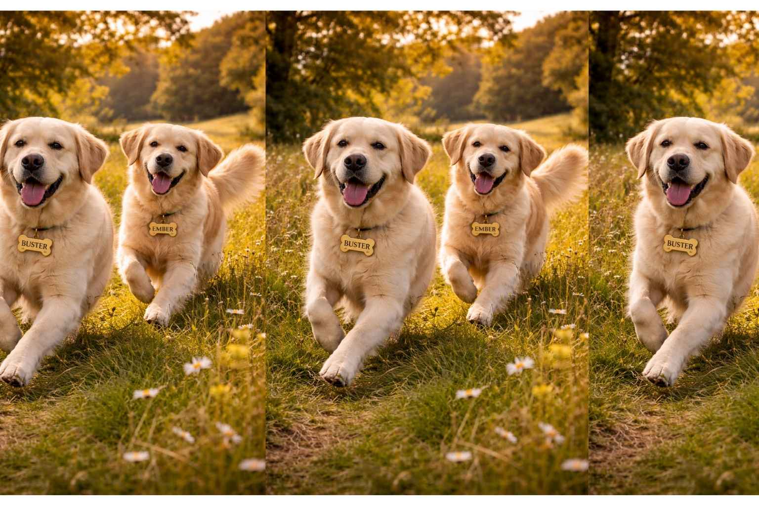 Dog exploring the Lost Gardens of Heligan in Cornwall