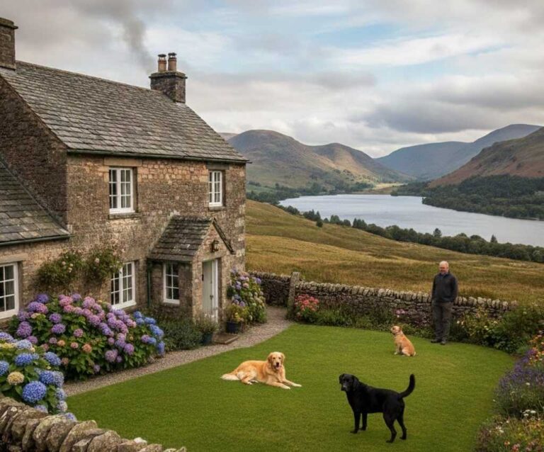 Dog-friendly cottage in the Lake District with mountain views and enclosed garden