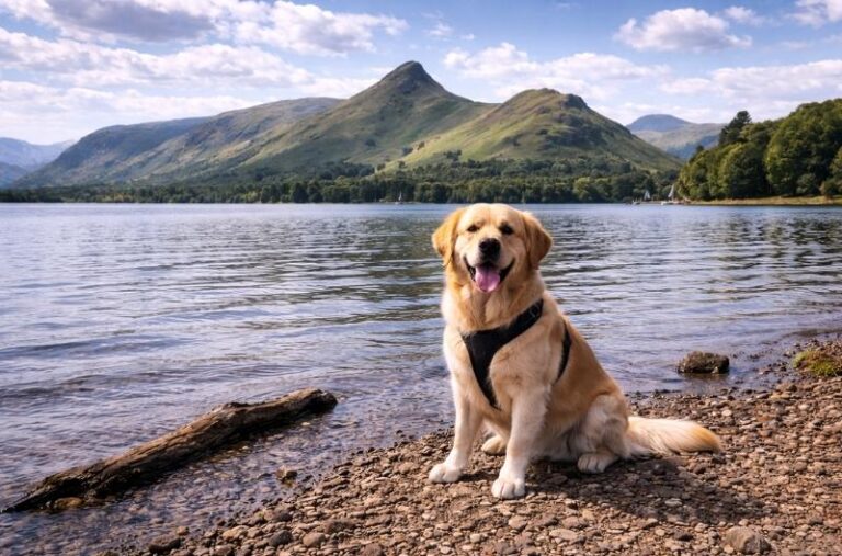 Dog-friendly Keswick Derwentwater Catbells Lake District fells