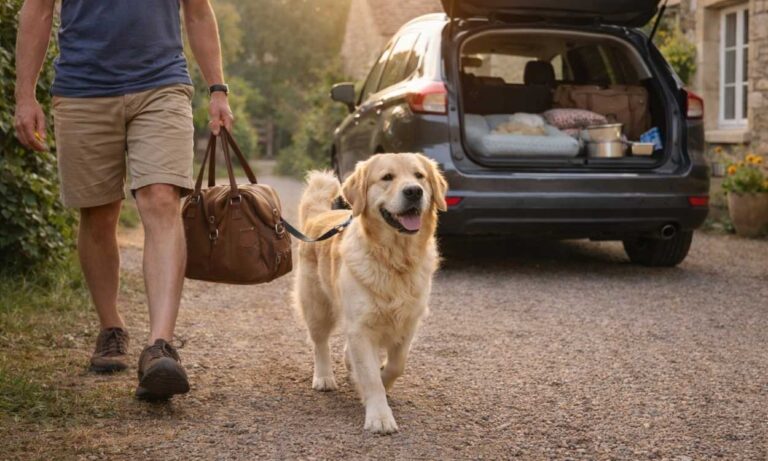 First dog holiday beginner guide planning travelling with dog vacation tips