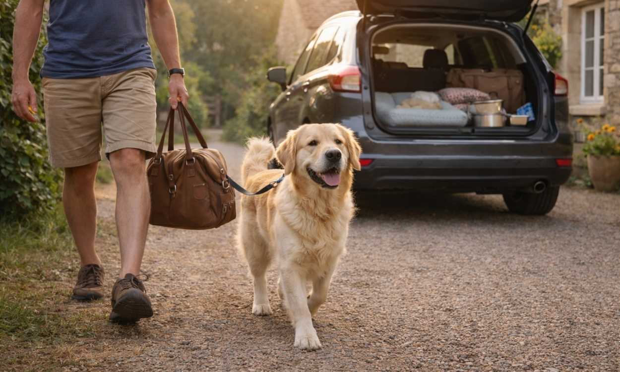 First dog holiday beginner guide planning travelling with dog vacation tips